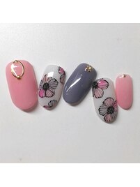 フラワーネイル　75分コース