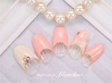 ネイルサロン ブランシュール(Nail Salon Blancheur)/ふんわり手描きサクラネイル