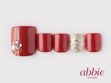 ネイルサロン アビー 宮益坂店(abbie)/大人ワインレッド　￥10934