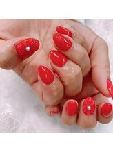 ネイルドクター(nail doctor)/ぷっくりお花ネイル