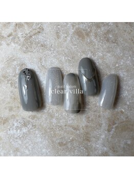 ネイルサロンクリアヴィラ(nail salon clear villa)/trend designコース¥8990