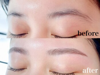 コア(Koa)の写真/お客様の骨格に合わせた似合わせ眉毛をご提案！下がり眉毛や非対称眉毛でお悩みの方に◎