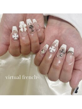 イフネイル(if nail)/◇バーチャルフレンチ◇