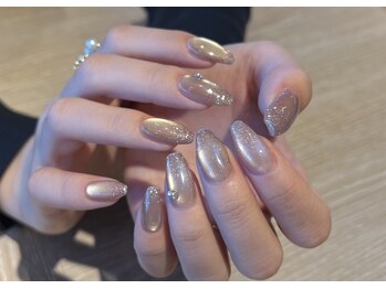 ザート ネイルアンドアイ アトリエ(ZAT nail&eye atelier)/Mirror / Magnet + ベースカラー