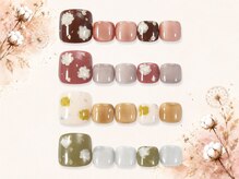 はあとねいる 京田辺店/9月フット★コットンフラワー