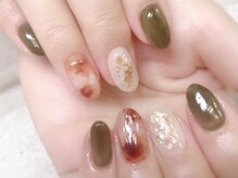 ラウンドアバウト(roundabout)/アースカラーネイル☆