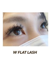 グラスラッシュ 敷島店(Grace lash)/W FLAT LASH