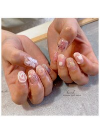 韓国ニュアンス/ぷっくりネイル