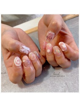 韓国ニュアンス/ぷっくりネイル