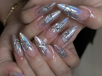 ミラーニュアンスアートネイル