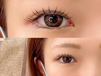 エクラ(eclat)の写真/華やかにふわっと軽く、目元に馴染む【エクラプレミアムラッシュ】ケアメニューも多数でまつ毛に優しい◎