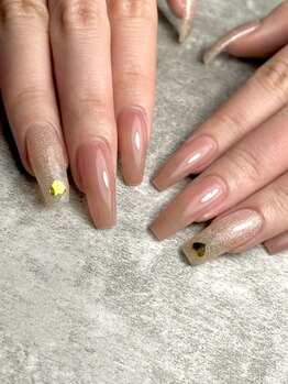 ネイルズ ヒマワリ(Nails Himawari)の写真/≪鈴鹿市≫シンプルだからこそ差が付く！美フォルム形成でワンランク上の仕上がりに★オフィスネイルにも◎