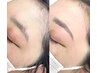 【眉周り&おでこツルツル】眉毛スタイリング＋おでこWAX（眉カラー＋￥1100）