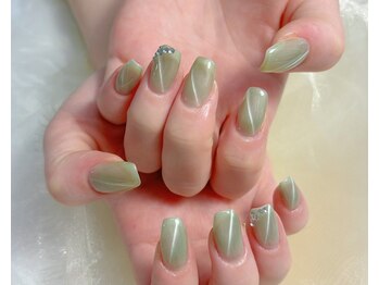 ケーケー(K.K)/グリーンマグネットネイル