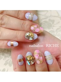 夏のフラワーネイル！