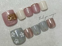 ネイルアイラッシュヴィヴォーグ(Vivogue)/定額デザイン【フットネイル】