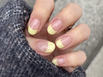 パステルイエローフレンチ