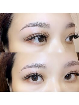 ルナアイラッシュ 渋谷店(Luna eyelash)/HBL&フラットラッシュ200本