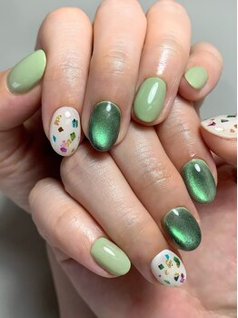 マグネットとシェルアート