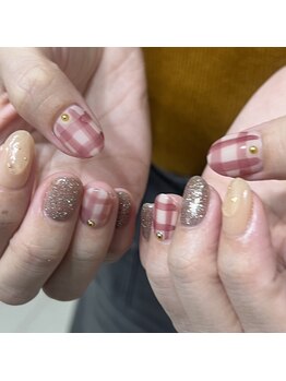 チェックネイル