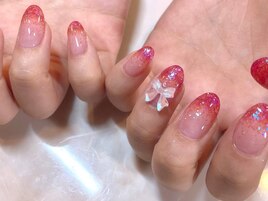 ガーリーワンホンネイル