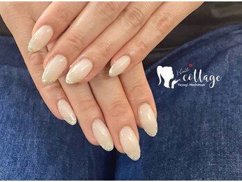 ラメフレンチ　8800円