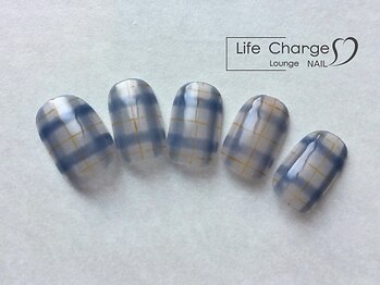 ライフチャージ(LifeCharge)/チェックネイル