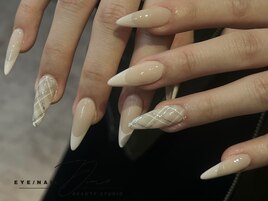 ほんのりピンクチェック＊