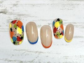 カラフルエスニックnail