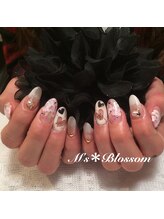 ネイルサロンアンドスクールエムズブロッサム(Nailsalon & school M's Blossom)/スカルプアート込コース