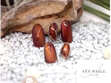 アヤネイルズ アンド アイラッシュ(AYA NAILZ.＆Eyelash)/秋の新作デザイン￥８8００