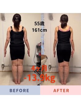 ナチュールフィット(Natur Fit)/55歳　ビフォーアフター