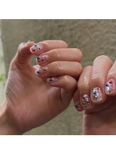 スタジオ ロワリー(studio Lowaly)/グリッター　ラメ　パーツネイル