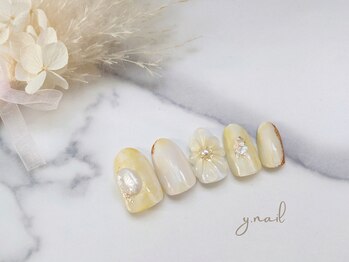ワイネイル(Y.nail)/淡水パール風イエローニュアンス