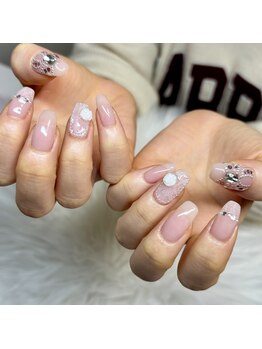 マイオティック ネイル(miotic nail)/レースリボンデザイン