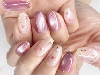 アイラッシュアンドネイル専門店 クラル(CURAR)の写真/ネイルメニュー人気No.1＜フリーコース60分新規平日¥7150＞時間内で自由にアートが出来る☆フットもOK！