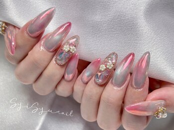 ネイルアンドアイラッシュ シシュ なんば本店(nail&eyelash SyiSyu)/韓国風オーロラマグネット