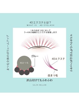 メロウ(mellow)/ボリュームラッシュの構造