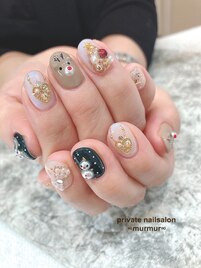 クリスマスネイル