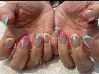 ネイルサロン レクラン(Nail Salon L'ecrin)の写真/ショートネイルだからこそ映えるデザイン豊富にご用意★お爪の小さい方、お爪を伸ばしていきたい方に♪