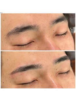 癒 and 美 悠希 ゆうき/メンズ美眉スタイリング