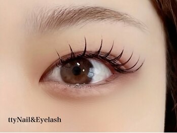 ティーネイルアンドアイラッシュ(tty)の写真/【3回目まで同価格】超軽量×高持続力◎スーパーフラットラッシュ120本(オフ込)￥4980/LEDエクステ導入店