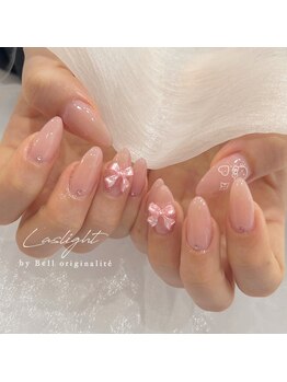 ちゅるんピンク×りぼん