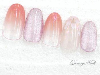 ラグジュアリーネイルズ アカバネ(Luxury Nails Akabane)/上品*桜デザイン