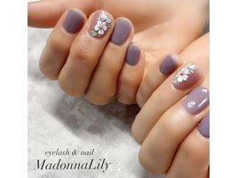 マットフラワーネイル☆