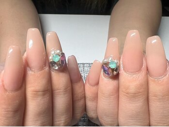 3Dビジューネイル