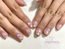 サロン ド モモ(salon de momo)/上嶋担当　シェルネイル