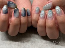 エクラス 銀座(Heclats)/ブルー/ニュアンス/アシメ