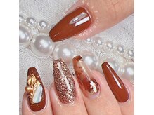 ネイルエルフ(Nail Aelf)/三郷/フィルイン/ブラウンラメ