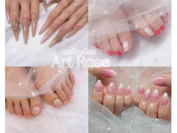 ネイルサロンアンドネイルスクールアートローズ 町田店(Art Rose)の写真/【デザインフリー★ジェル90分¥7980/120分¥￥8980！】ケア・自店ジェルオフ無料!!画像持込みも大歓迎です◎
